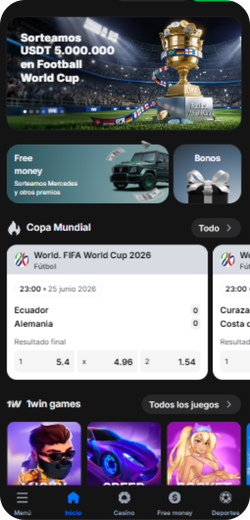 Descargar la aplicación 1win