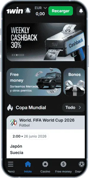 Bono de bienvenida y enlaces de descarga 1Win